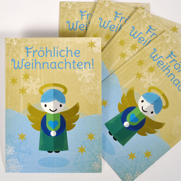 Postkarte „Weihnachten“ 5er Set